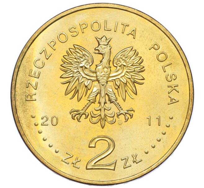 Монета 2 злотых 2011 года Польша «Беатификации Папы Римского Иоанна Павла II» (Артикул K12-19331)
