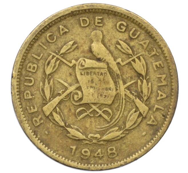 Монета 1 сентаво 1948 года Гватемала (Артикул K12-19499)