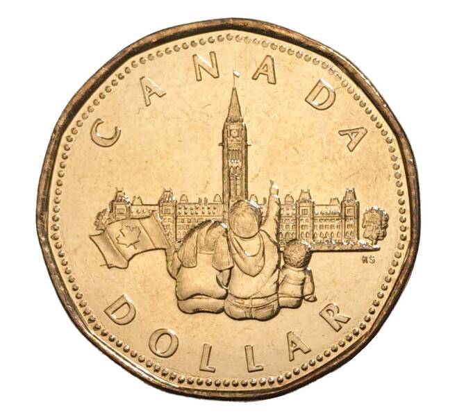 Монета 1 доллар 1992 года Канада «125 лет Конфедерации — Парламент» (Артикул M2-7167)