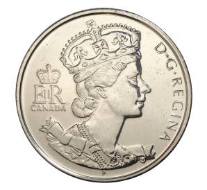50 центов 2002 года Канада «50 лет правлению Королевы Елизаветы II» — Фото №1