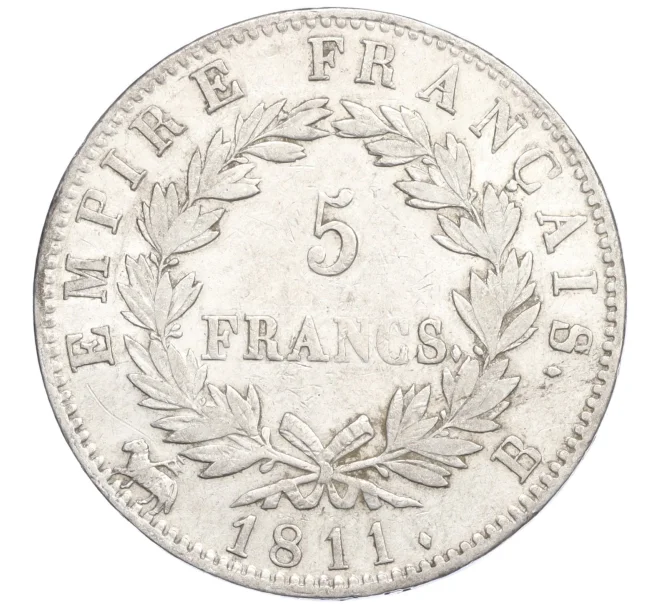 Монета 5 франков 1811 года B Франция (Артикул M2-74968)