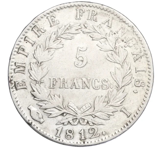 Монета 5 франков 1812 года I Франция (Артикул M2-74972)