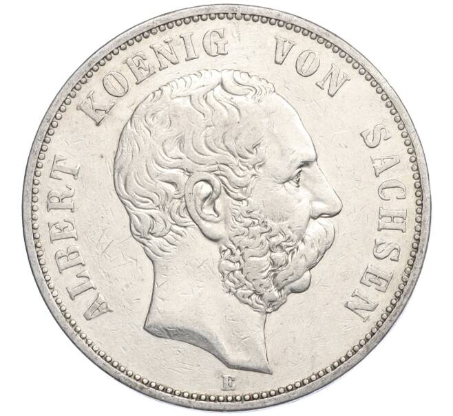 Монета 5 марок 1895 года Е Германия (Саксония) (Артикул M2-74988)
