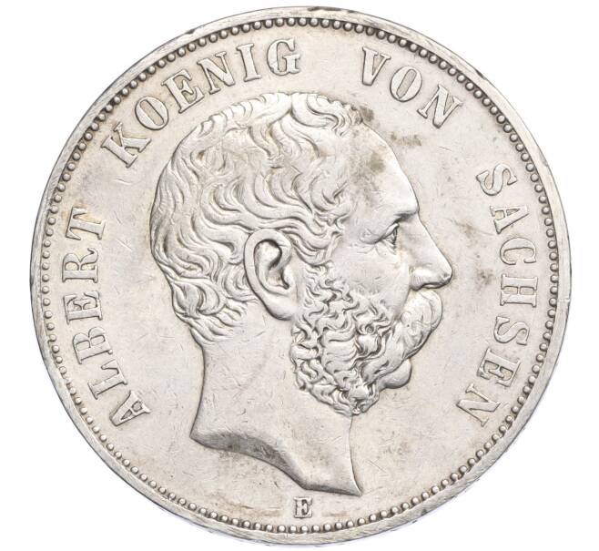 Монета 5 марок 1901 года Е Германия (Саксония) (Артикул M2-74991)
