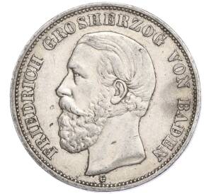 5 марок 1895 года G Германия (Баден) — Фото №1