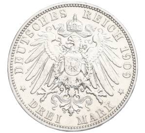 3 марки 1909 года Е Германия (Саксония) — Фото №2