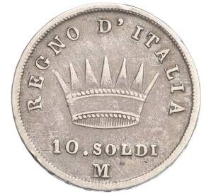 10 сольдо 1814 года Наполеоновское королевство Италия — Фото №2