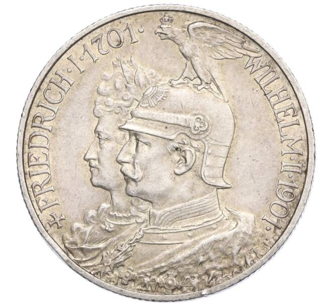 Монета 2 марки 1901 года Германия (Пруссия) «200 лет Пруссии» (Артикул M2-75023)