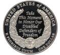 Монета 1 доллар 2010 года W США «Инвалиды войны» (Артикул M2-75025)
