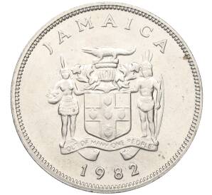 25 центов 1982 года Ямайка
