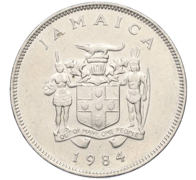 Монета 25 центов 1984 года Ямайка (Артикул K12-19768)