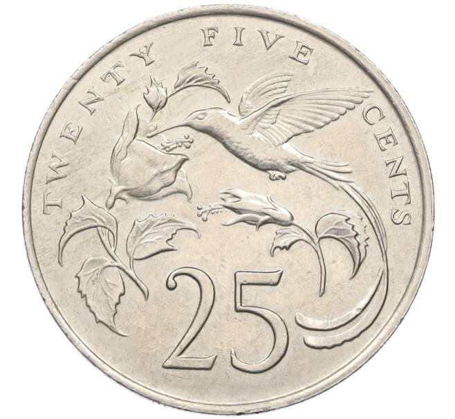 Монета 25 центов 1989 года Ямайка (Артикул K12-19772)