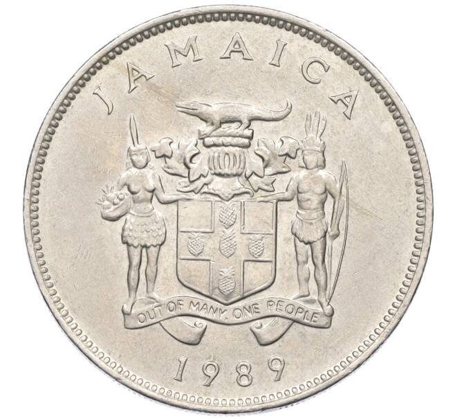 Монета 25 центов 1989 года Ямайка (Артикул K12-19772)