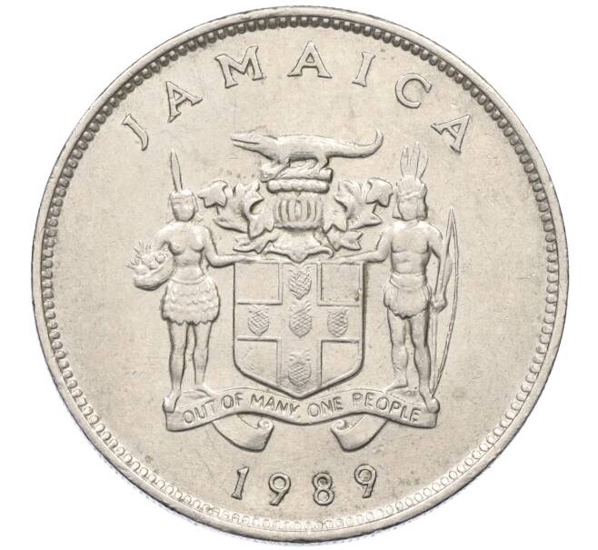 Монета 25 центов 1989 года Ямайка (Артикул K12-19774)