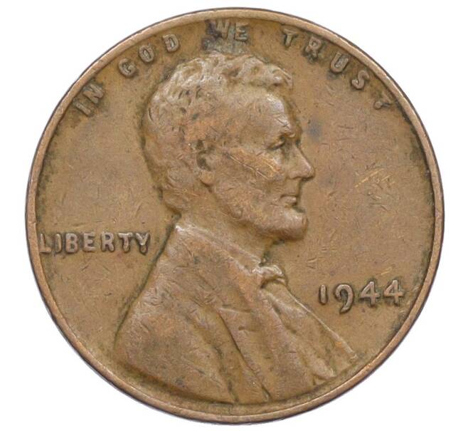 Монета 1 цент 1944 года США (Артикул K27-85894)