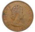 Монета 2 цента 1958 года Британские Восточные Карибы (Артикул K12-19783)