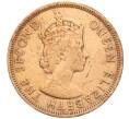 Монета 1 цент 1962 года Британские Восточные Карибы (Артикул K12-19787)