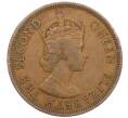 Монета 1 цент 1965 года Британские Восточные Карибы (Артикул K12-19788)