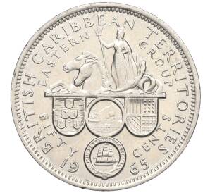 50 центов 1965 года Британские Восточные Карибы