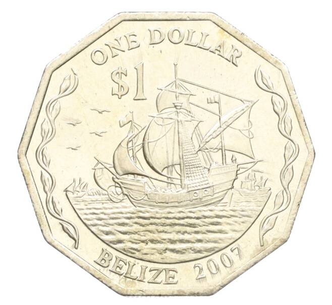Монета 1 доллар 2007 года Белиз (Артикул K12-19794)