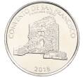 Монета 1/2 бальбоа 2018 года Панама «Панама-Вьехо — Монастырь Сан-Франциско» (Артикул K12-19810)