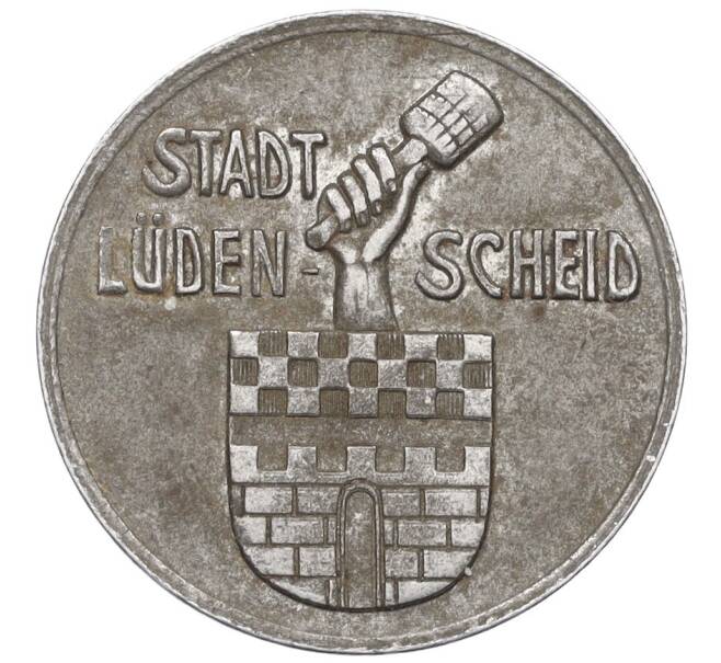 Монета 10 пфеннигов 1918 года Германия — город Люденшайд (Нотгельд) (Артикул K12-19851)