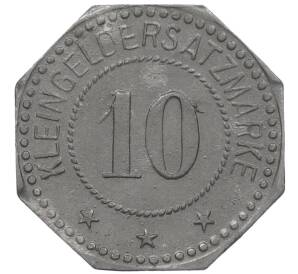 10 пфеннигов 1917 года Германия — город Людвигсхафен (Нотгельд) — Фото №2