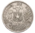 Монета 1 песо 1882 года Чили (Артикул K12-19872)