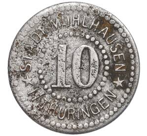 10 пфеннигов 1917 года Германия — город Мюльхаузен (Нотгельд) — Фото №2