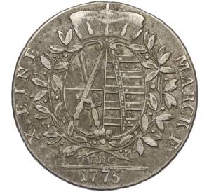 1 талер 1775 года Саксония — Фото №2