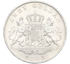 2 гульдена 1848 года Бавария — Фото №1