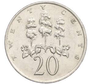 20 центов 1989 года Ямайка