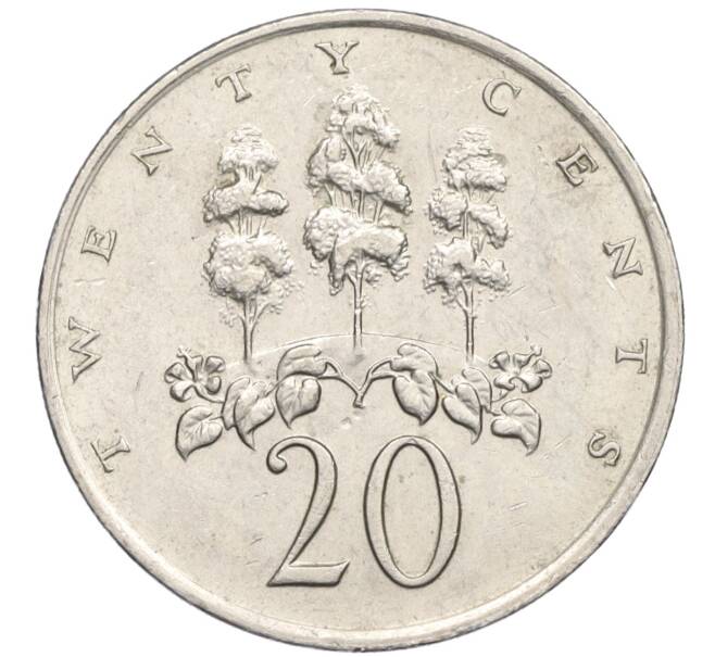 Монета 20 центов 1989 года Ямайка (Артикул K12-19891)