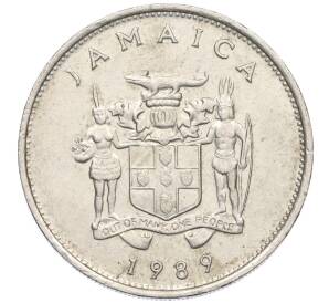 20 центов 1989 года Ямайка
