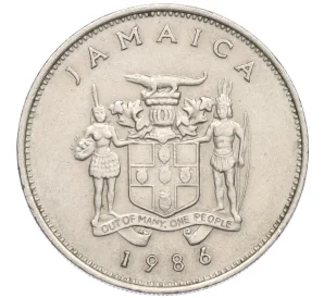 20 центов 1986 года Ямайка «ФАО — Международный день еды»