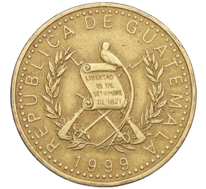 Монета 1 кетцаль 1999 года Гватемала (Артикул K12-19898)