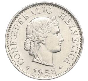 5 раппенов 1958 года Швейцария — Фото №1