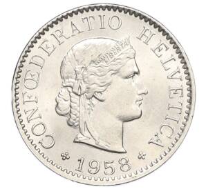 5 раппенов 1958 года Швейцария — Фото №1