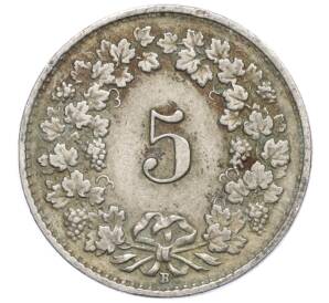 5 раппенов 1929 года Швейцария