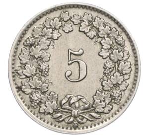 5 раппенов 1929 года Швейцария