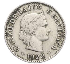 5 раппенов 1929 года Швейцария