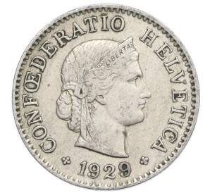 5 раппенов 1929 года Швейцария