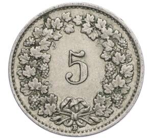 5 раппенов 1929 года Швейцария