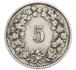 5 раппенов 1929 года Швейцария