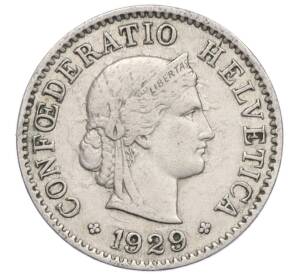 5 раппенов 1929 года Швейцария