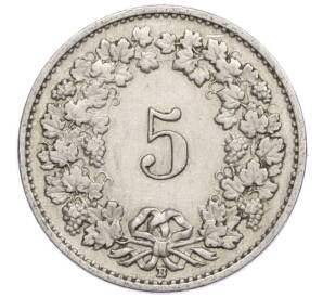 5 раппенов 1929 года Швейцария