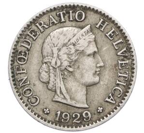 5 раппенов 1929 года Швейцария