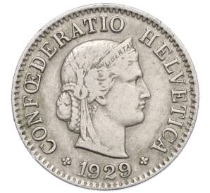 5 раппенов 1929 года Швейцария