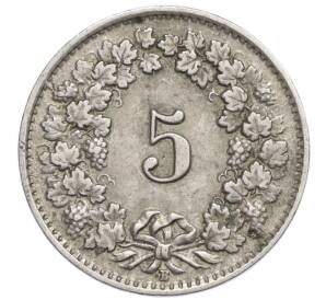 5 раппенов 1929 года Швейцария