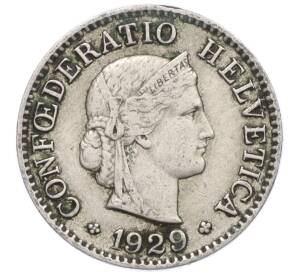 5 раппенов 1929 года Швейцария